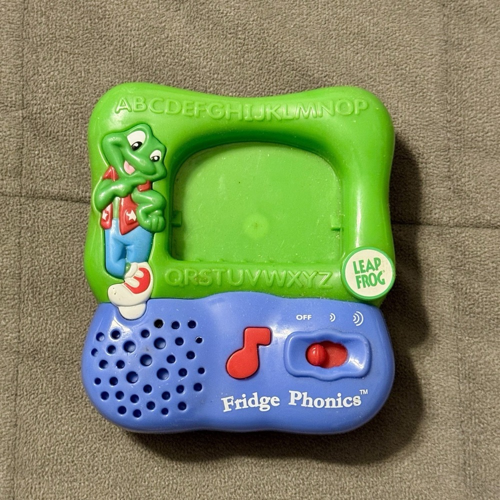 LeapFrog Fridge Phonics Magnetic Letter Reader Base Tad Tested Works No Letters